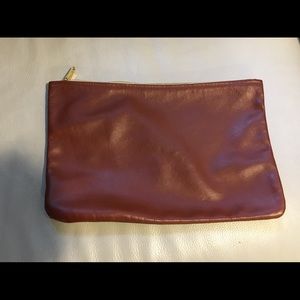 American Apparel leather clutch